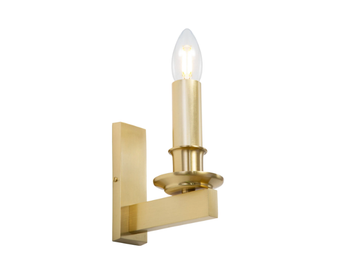 LOS ANGELES WALL LIGHT 70 - Brass wall lamp by Patinas Lighting - view 2